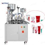 បំពង់ផ្លាស្ទិចបំពេញម៉ាស៊ីនបិទជិត Ultrasonic ពាក់កណ្តាលស្វ័យប្រវត្តិ