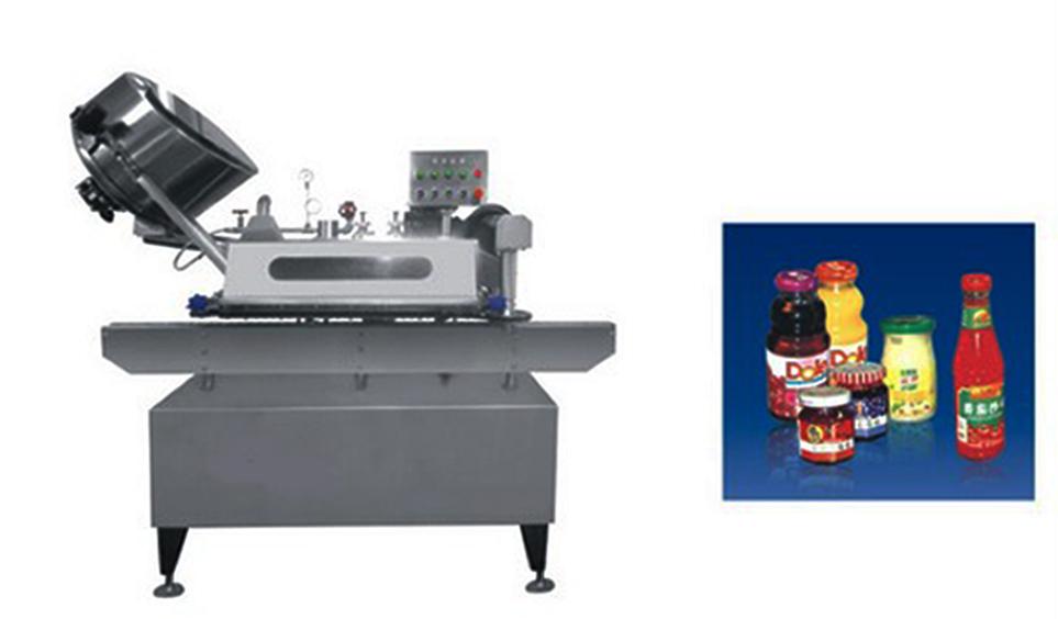 Button-controlled system glass Jar twist off Steam Capper equipment vacuum capping machine for sauce ម៉ាស៊ីនបូមធូលីដែលគ្រប់គ្រងដោយប៊ូតុង twist off.jpg