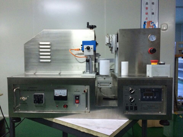 semi automatic tubes sealing machine ម៉ាស៊ីនផ្សាភ្ជាប់បំពង់ ultrasonic