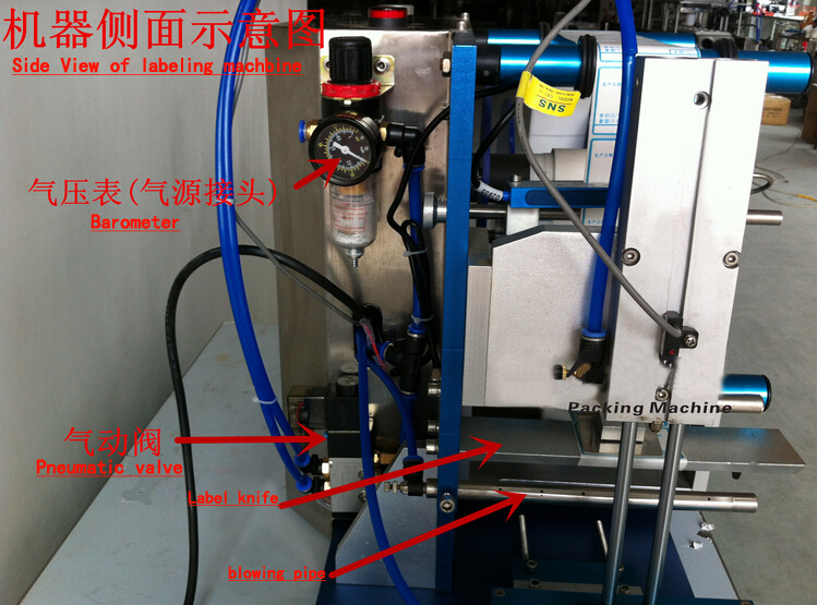 lateral view of labeling machines ទិដ្ឋភាពខាងមុខសម្រាប់ដាក់ស្លាក machine.jpg