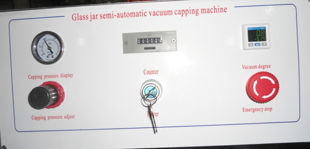 control panel from vacuum capping machines បន្ទះនៃម៉ាស៊ីនបូមធូលី machinery.jpg